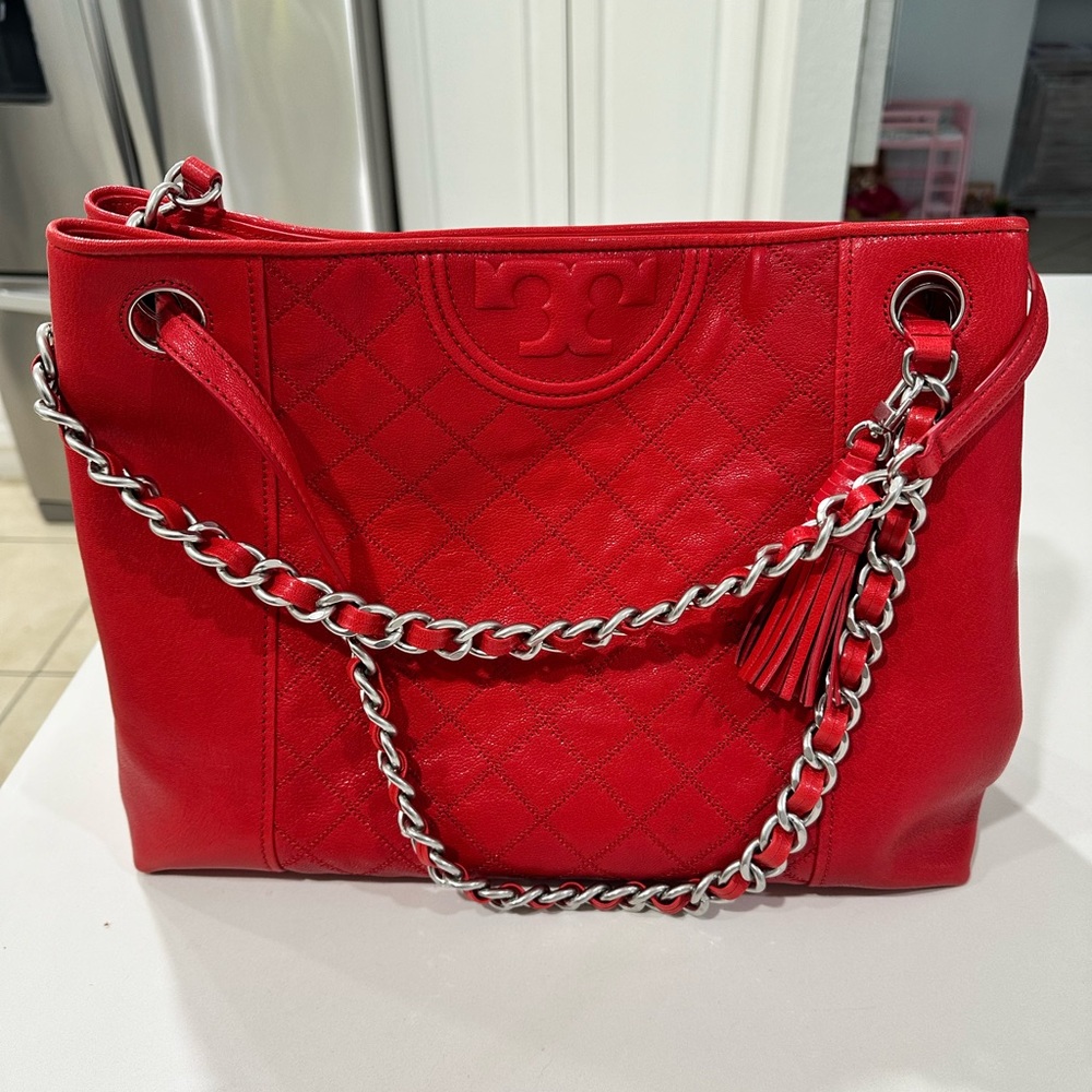 Tory Burch Tote Bag Red